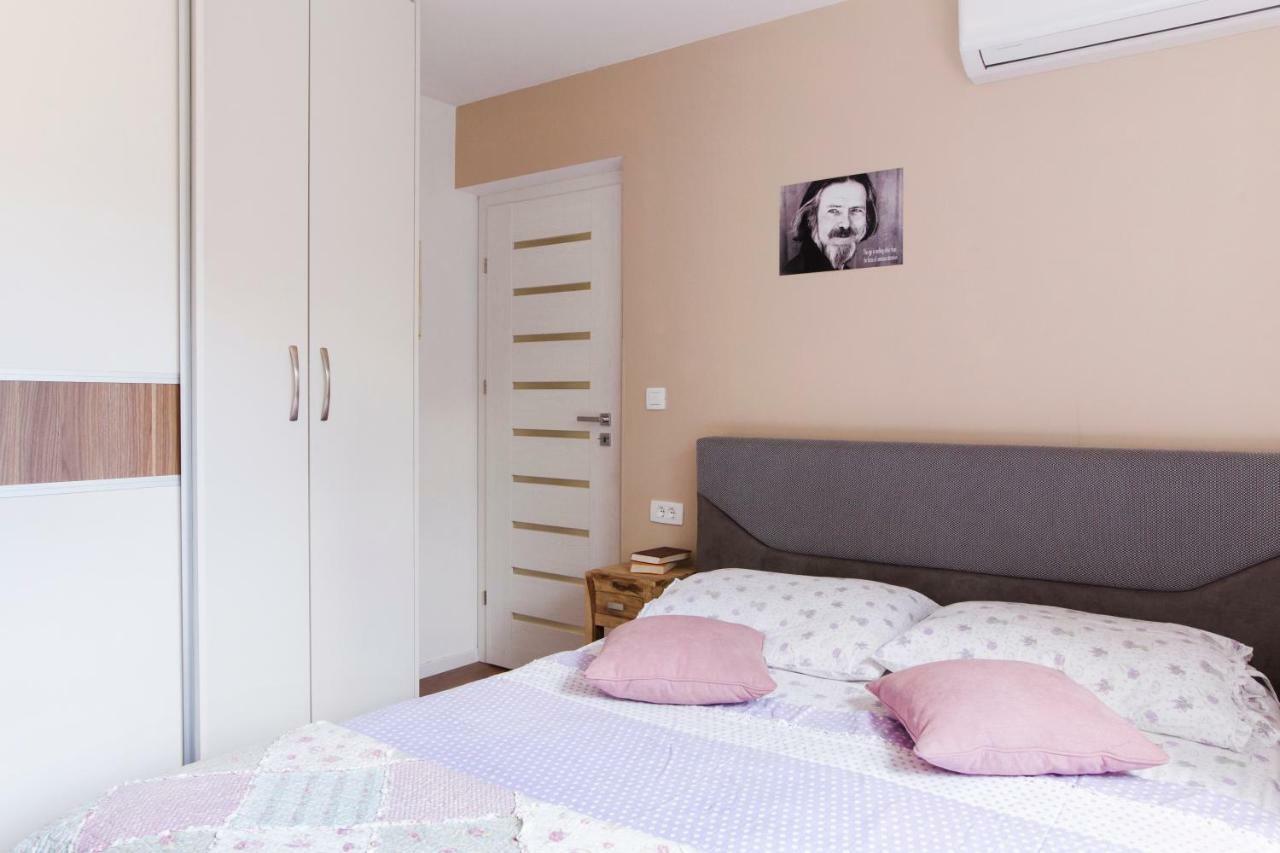 New Modern Apartment Near A Beach In Center Split Luaran gambar
